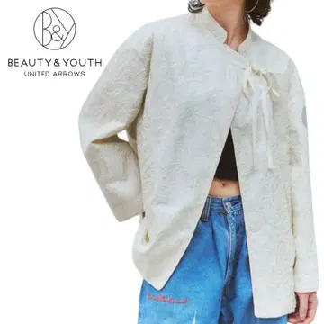 [ BEAUTY&YOUTH ] 코드 자수 자켓