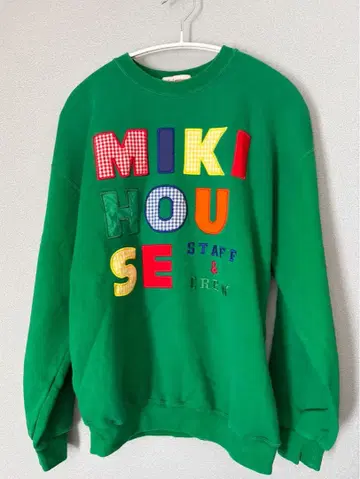 [MIKI HOUSE] 맨투맨 트레이닝복 성인용 STAFF&CREW