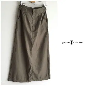 저널 스탠다드 [세탁 가능] 미모레 기장 밀리터리 코튼 타이트 스커트