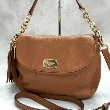 컨디션 최상 마이클코어스 숄더백 2way 베드 포드 가죽 브라운