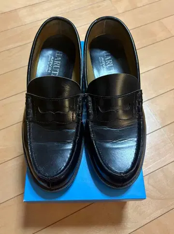 HARUTA 블랙 로퍼 26.5 EEE