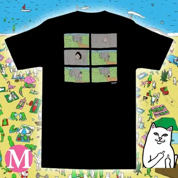 [ 미착용 새상품 ] RIPNDIP 립앤딥 T셔츠 M