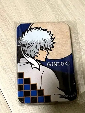 사카타 긴토키 백야차 스퀘어 캔뱃지 은혼