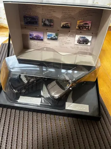 SUBARU 미니카 레거시 아웃백 1/43 스케일 모델 2대 세트