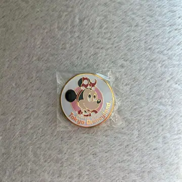 레어 레트로 도쿄 디즈니랜드 미니 마우스 배지 빈티지