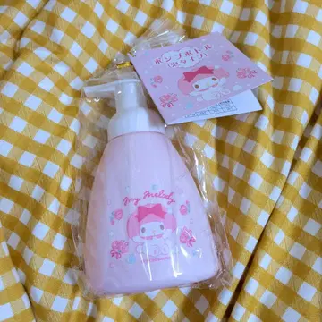 마이멜로디 마이멜로 거품 펌프 보틀 디스펜서 300ml 핑크 꽃