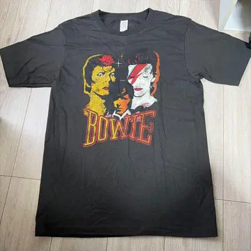데이비드 보위 티셔츠 L 사이즈 밴드 티