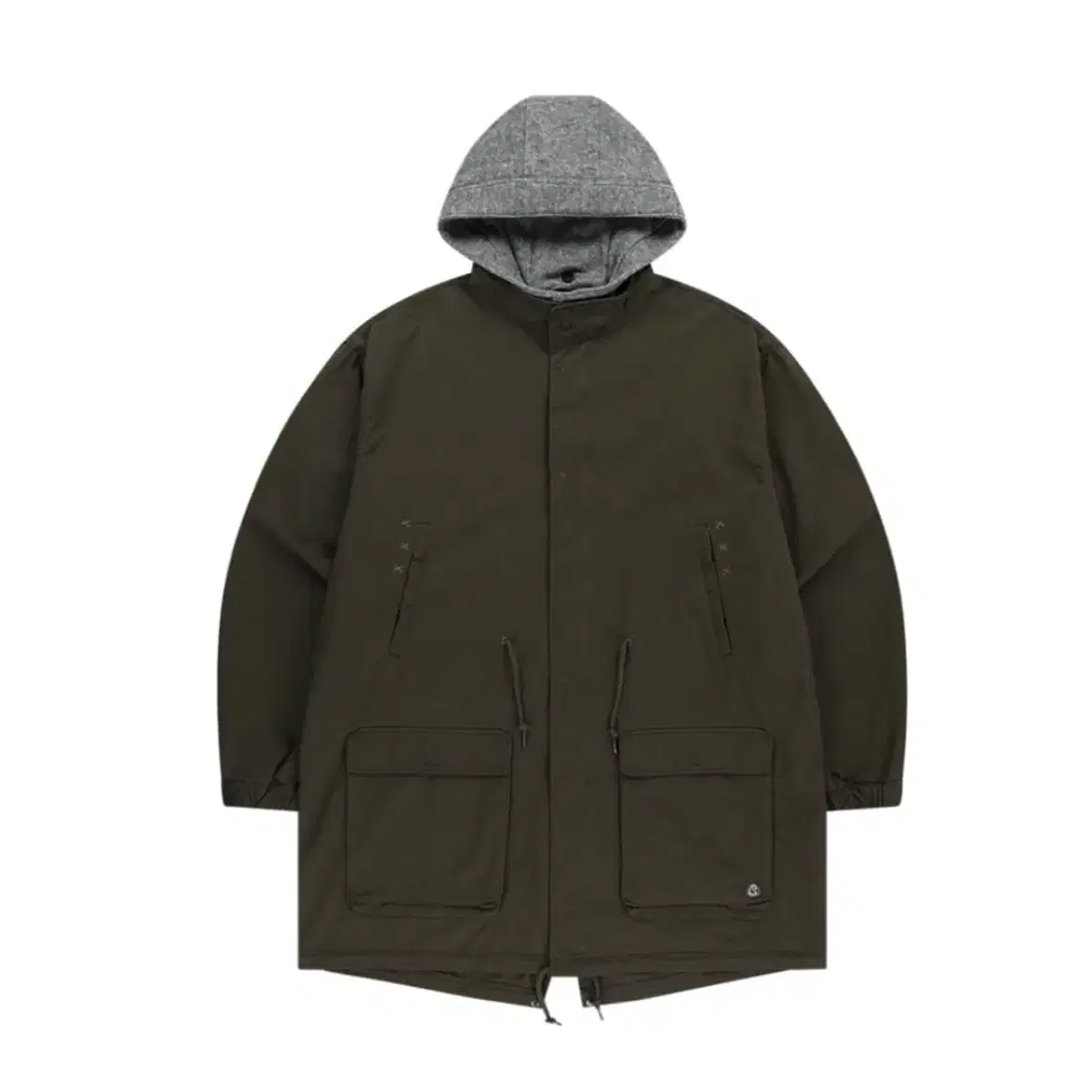 KOSEIO Washed Military Field Jacket Khaki on Bunjang Global Site.