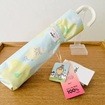 치이카와(먼작귀) wpc. 우천 겸용 차광 양산 꽃 화관 접이식 우산