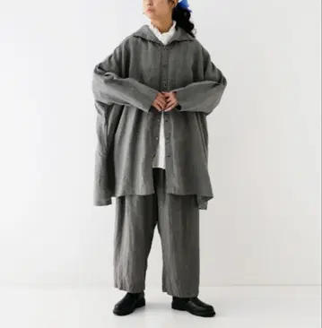 nest Robe 네스트로브 천연 염색 윙카라 오버 셔츠