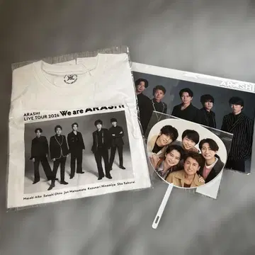 ARASHI LIVE TOUR 2026 티셔츠 부채 세트