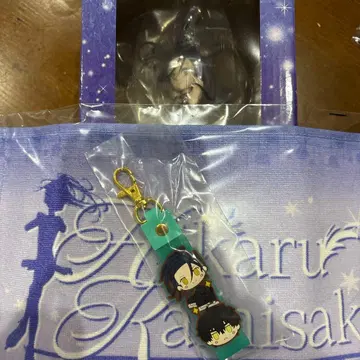 메달리스트 1번 뽑기 B상 오오카미자키 히카루 피규어, 타월, 참 3점