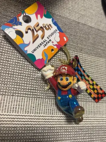 마리오 키링 SUPER NINTENDO WORLD 유니버셜 25주년