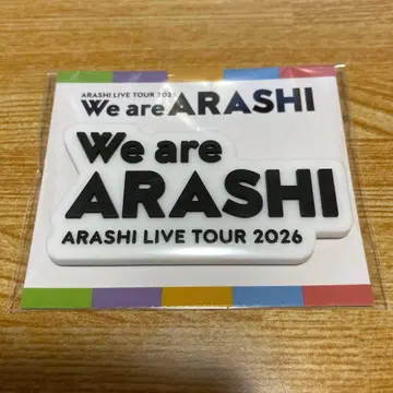 아라시 로고 마그넷 We are ARASHI LIVE TOUR 2026