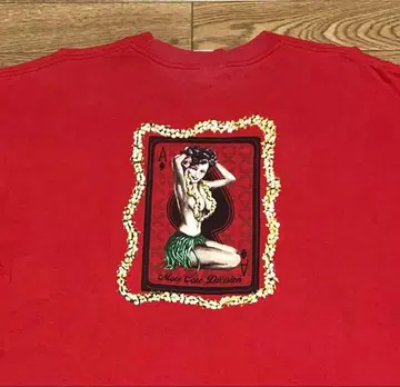 MCD 플래걸 카드 스페이드 미국 빈티지 의류 USA 구제 의류