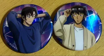 명탐정 코난 하이웨이의 타락천사 캔뱃지 마츠다 진페이 하기와라 켄지