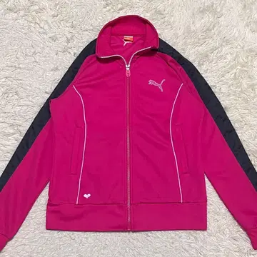 새상품급 PUMA 저지 트랙 자켓 DRYCELL 핑크 M