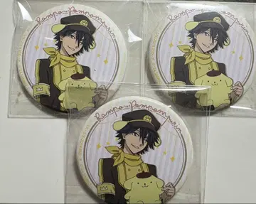 문호 스트레이독스 에도카와 란포 산리오 콜라보 폼폼푸딩 캔뱃지