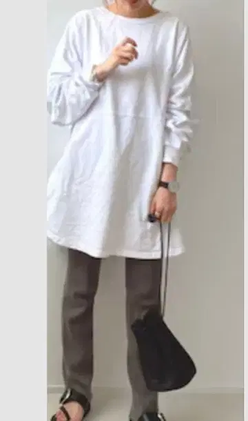 저널 스탠다드 리룸 맨투맨, 롱T 화이트