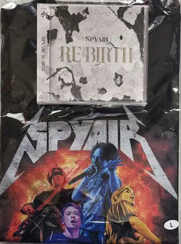 SPYAIR RE-BIRTH 앨범 T셔츠 포함