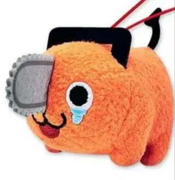 [ 미사용 ] 체인소 맨 포치타 봉제 인형 마스코트 스트랩