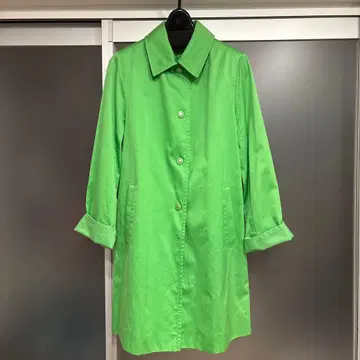 Sanyo Coat 그린 버튼식 트렌치코트
