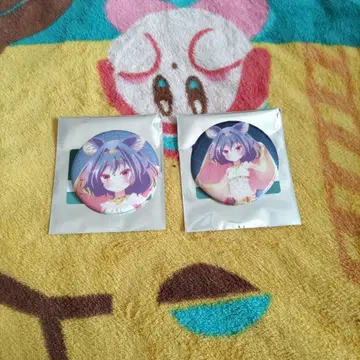 2개 [이즈나] 캔 배지 노 게임 노 라이프 신작 무희ver.