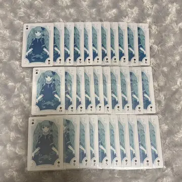 보컬로이드 하츠네 미쿠 제일복권 카드놀이 카드