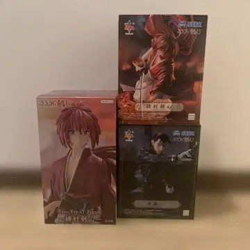 바람의 검심 히무라 켄신 사이토 하지메 피규어 세트