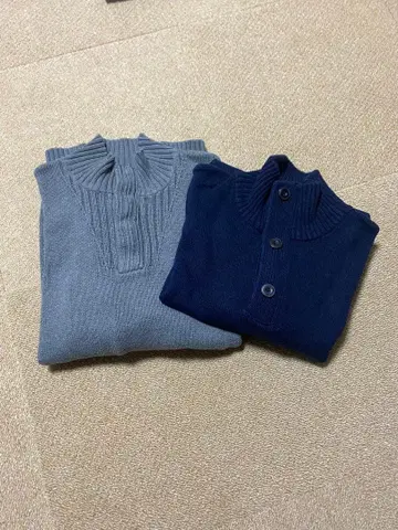 니트 스웨터 2개 세트 그레이 네이비 아메리칸 이글