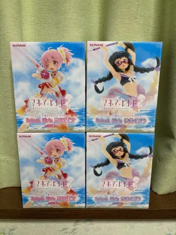 [미개봉 새상품] 마법소녀 마도카 마기카 피규어 4개 세트