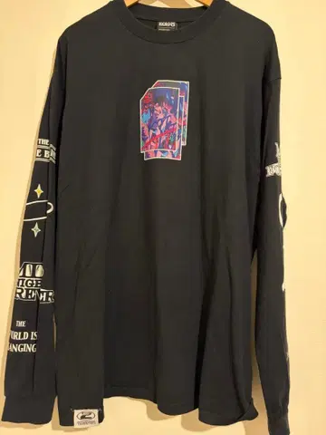 계속 한밤중이면 좋을 텐데 롱티 블랙 XL