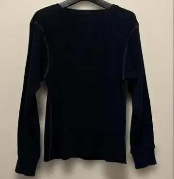 6 ROKU 두꺼운 원단 와플 롱T 일본제