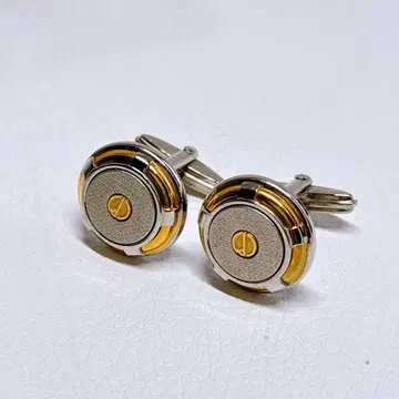 던힐 dunhill 커프 링크스 커프스 버튼 실버