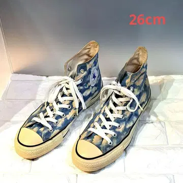 USA제 CONVERSE ALL STAR 26 하늘 패턴 90s 빈티지