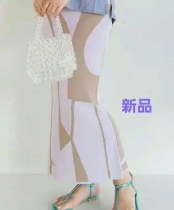 B:MING by BEAMS 니트 자카드 스커트 완판템