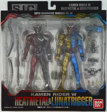 반다이 SIC 가면라이더 더블/히트 메탈 & 루나 메탈 SIC058