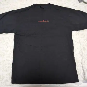 amazarashi 블랙 T셔츠 XL