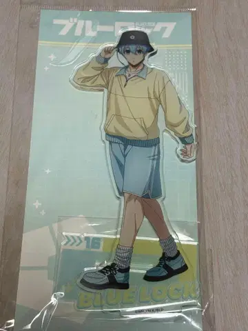 블루 록 히오리 양 파스텔 의류 아크릴 스탠드 아크릴 스탠드