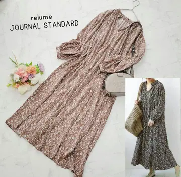 저널 스탠다드 레리움 보타니컬 프린트 셔링 원피스