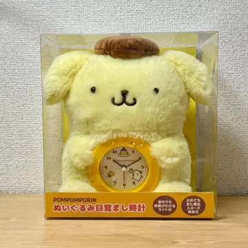 새상품 폼폼푸딩 봉제 인형 알람 시계 (푸딩으로 만복 행복 푸딩)