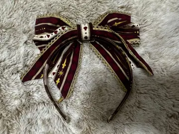 Angelic Pretty Wonder Queen 머리띠 (빨간색)