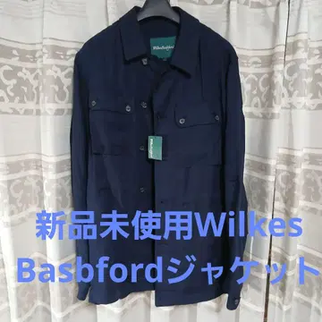 미사용 새상품 Wilkes Bashford 네이비 셔츠 자켓