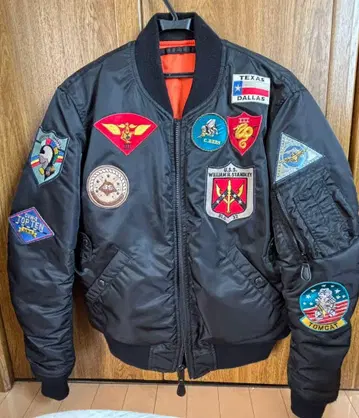 AVIREX MA-1 탑건 모델 XL 블랙