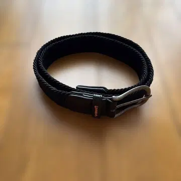 Loudmouth 블랙 웨빙 벨트