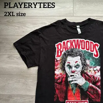 PLAYERYTEES BACKWOODS 조커 T셔츠 2XL