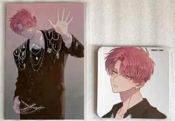 타몬 군 지금 어느 쪽!? 콜라보 카페 코스터와 엽서 세트 후쿠하라 타몬