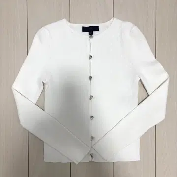 [새상품급] ZARA 상의 긴팔 가디건 M 사이즈 자라 화이트
