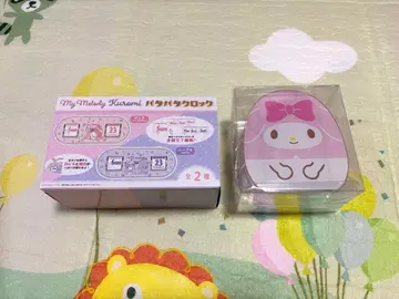 마이멜로디 파타파타 시계 탁상시계 달걀형 펜 스탠드 타마스타 2점