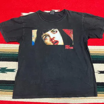 펄프 픽션 T셔츠 미아 워레스 영화 무비T 블랙 부트
